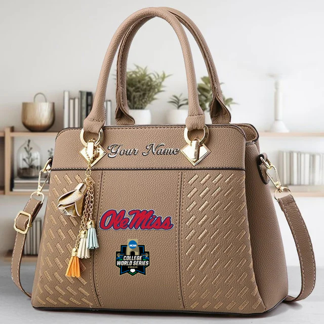 Limited Edition – Customized NCAA Ole Miss Rebels Zip Handbag Multicolor - Image 3