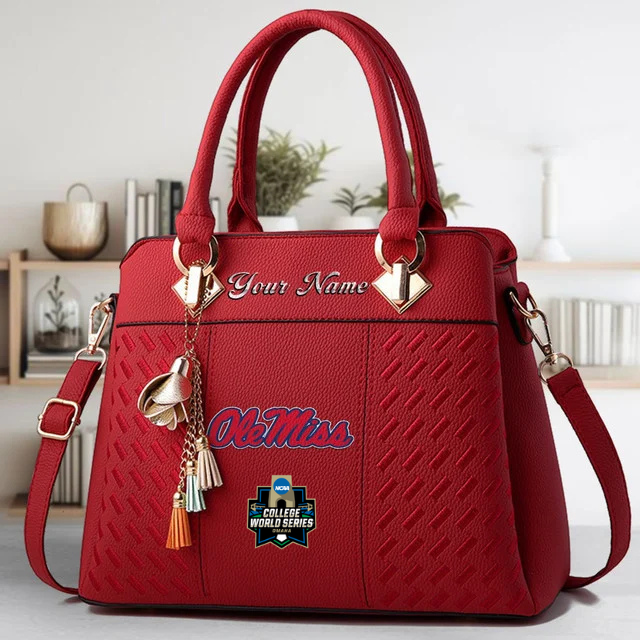 Limited Edition – Customized NCAA Ole Miss Rebels Zip Handbag Multicolor - Image 6