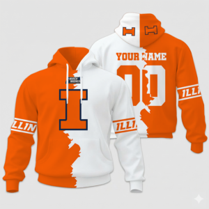 Limited Edition – Customized NCAA Illinois Fighting Illini Unisex Hoodie & Zip Hoodie