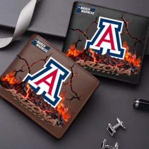 Limited Edition – Customized NCAA Arizona Wildcats Leather Wallet