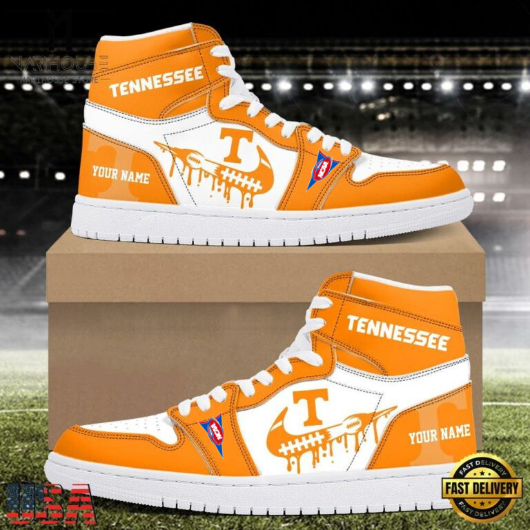 Limited Edition – Customized NCAA Tennessee Volunteers Air Jordan 1 Shoes
