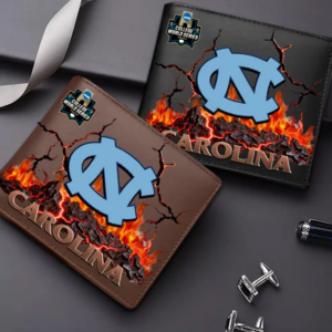 Limited Edition – Customized NCAA North Carolina Tar Heels Leather Wallet
