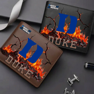 Limited Edition – Customized NCAA Duke Blue Devils Leather Wallet