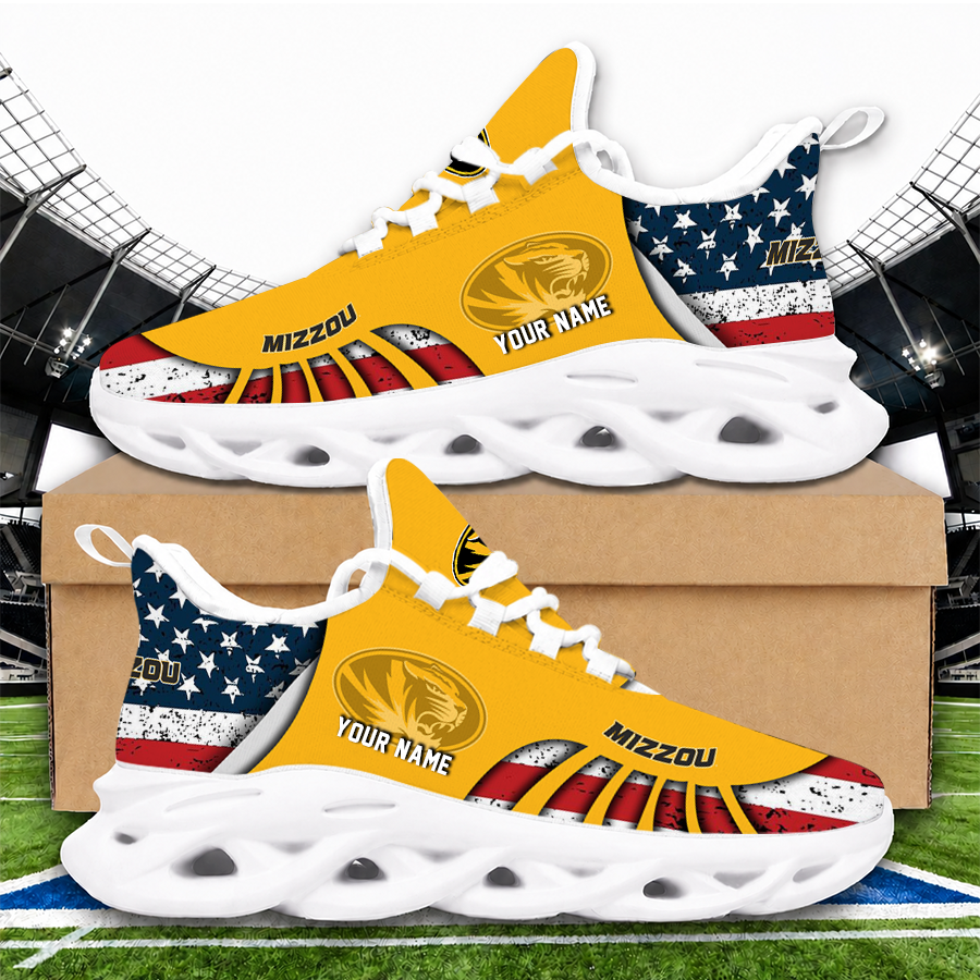 Limited Edition – Customized NCAA Missouri Tigers Max Soul Sneakers