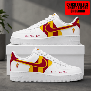 Limited Edition – Customized NCAA Arizona State Sun Devils Air Force 1 Shoes