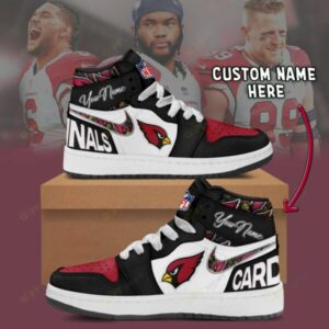 Limited Edition – Customized NFL Arizona Cardinals Air Jordan 1 Shoes