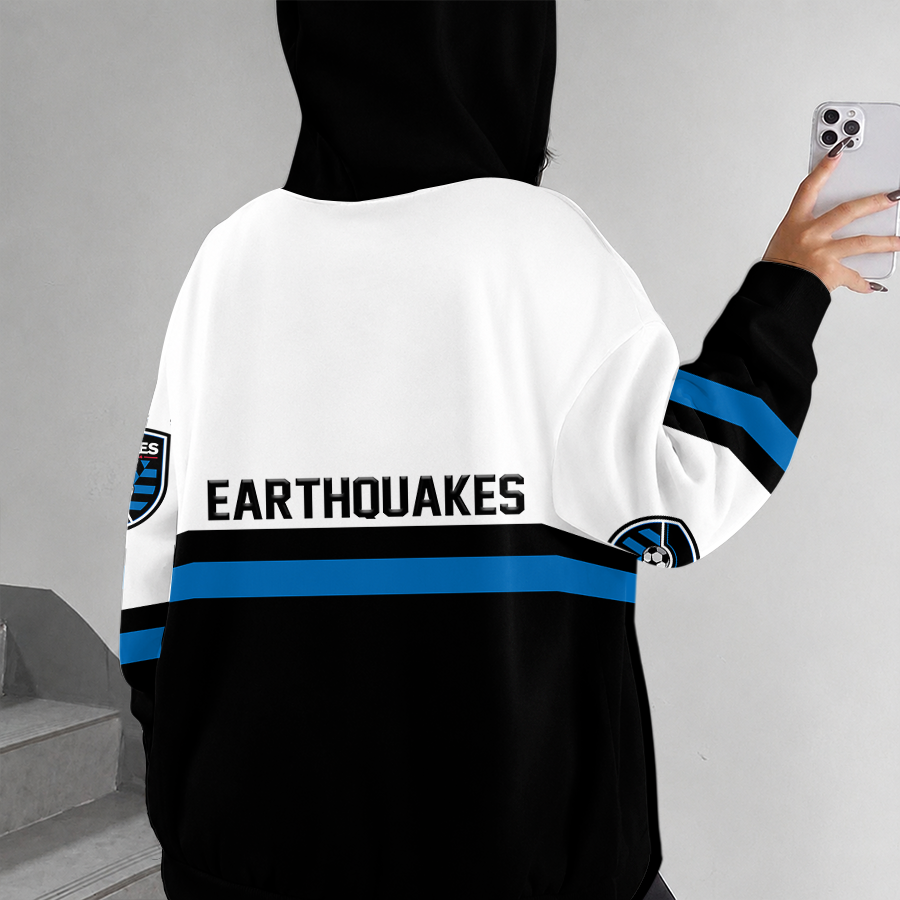 Limited Edition – Customized MLS San Jose Earthquakes Hoodie, Zip Hoodie - Image 2