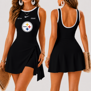 Limited Edition – Customized NFL Pittsburgh Steelers Women’s Summer Skort Dress