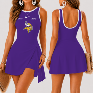 Limited Edition – Customized NFL Minnesota Vikings Women’s Summer Skort Dress