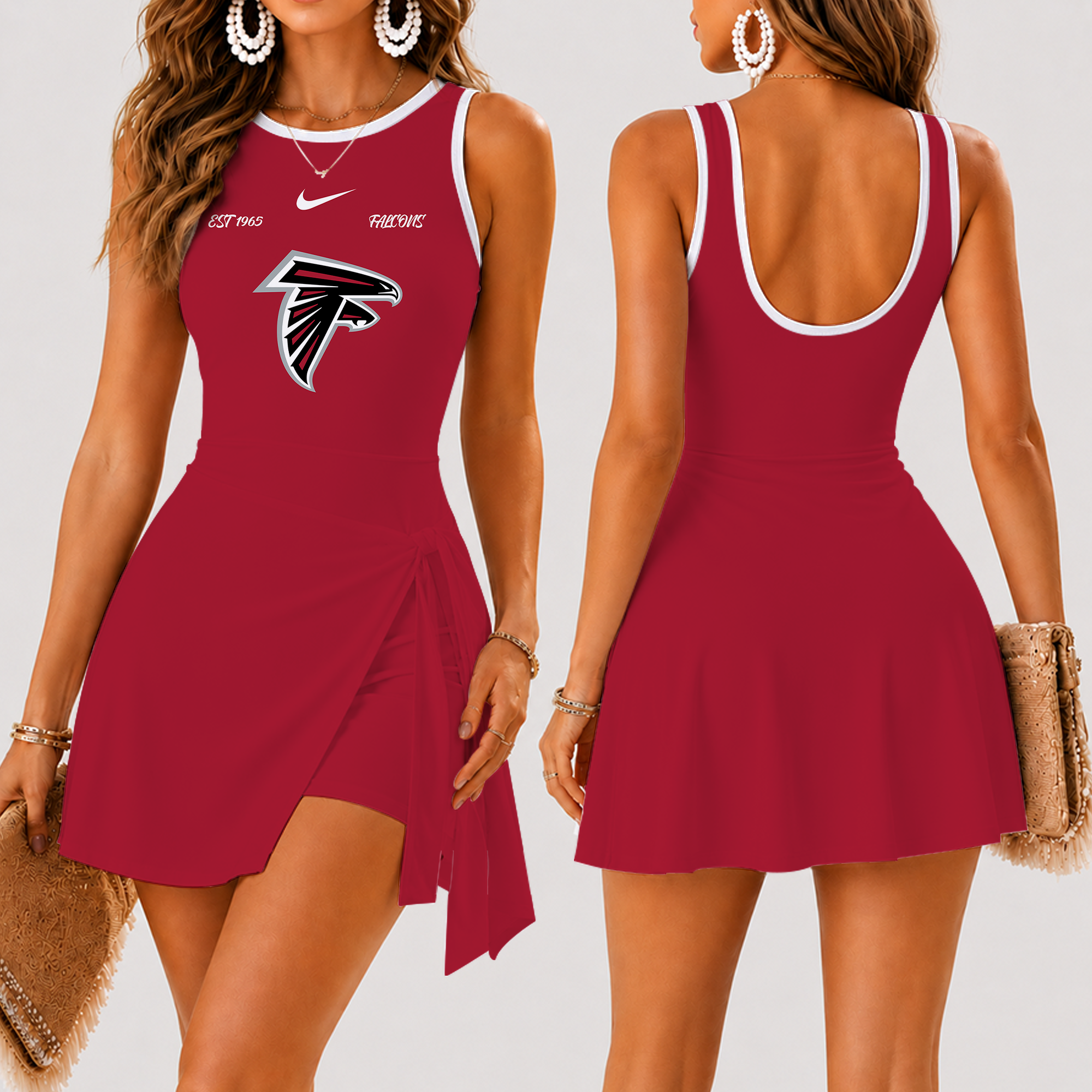 Limited Edition – Customized NFL Atlanta Falcons Women’s Summer Skort Dress