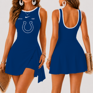 Limited Edition – Customized NFL Indianapolis Colts Women’s Summer Skort Dress