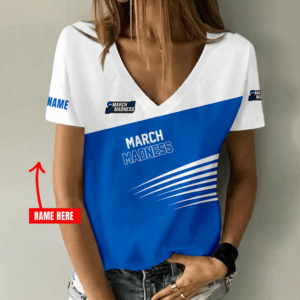 Limited Edition – New Customized NCAA March Madness Strappy V-Neck Female Shirt