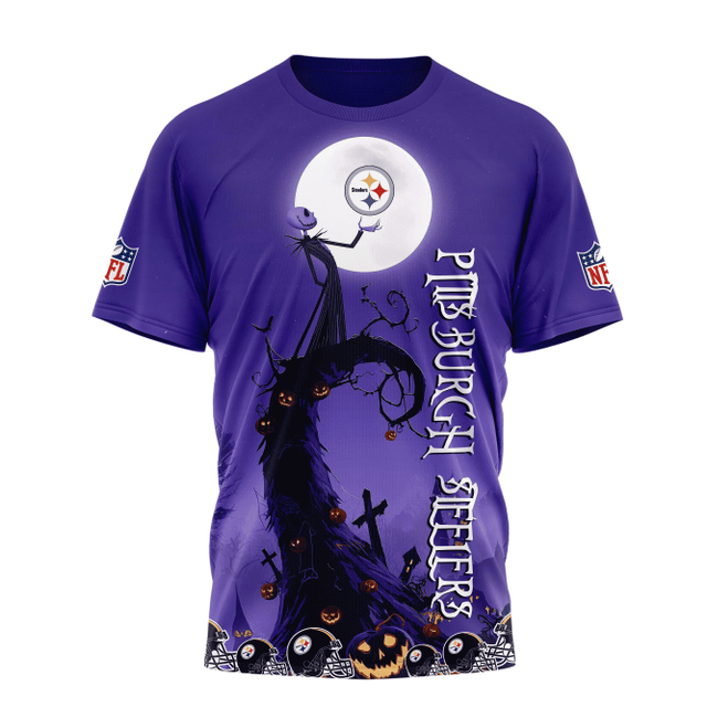 Limited Edition – Customized NFL Pittsburgh Steelers Halloween The Nightmare Apparel - Image 2