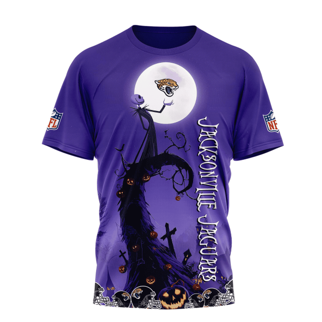 Limited Edition – Customized NFL Jacksonville Jaguars Halloween The Nightmare Apparel - Image 2