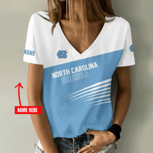 Limited Edition – New Customized NCAA North Carolina Tar Heels Strappy V-Neck Female Shirt