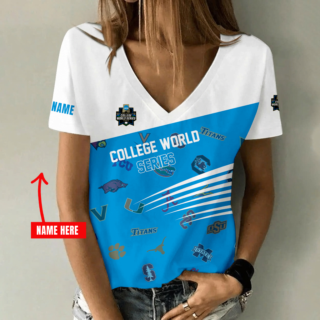 Limited Edition – Customized NCAA All Teams V-Neck Female Shirt