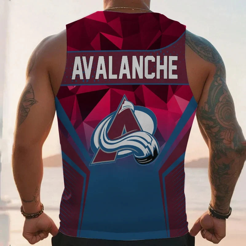 Limited Edition – Customized NHL Colorado Avalanche Unisex Tank Top - Image 2