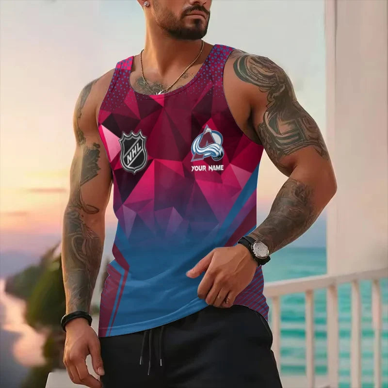 Limited Edition – Customized NHL Colorado Avalanche Unisex Tank Top