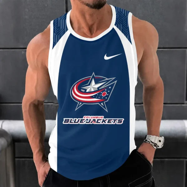 Limited Edition – Customized NHL Columbus Blue Jackets Unisex Tank Top