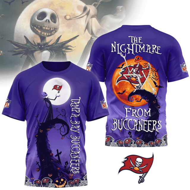 Limited Edition – Customized NFL Tampa Bay Buccaneers Halloween The Nightmare Apparel