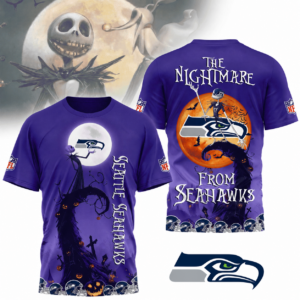 Limited Edition – Customized NFL Seattle Seahawks Halloween The Nightmare Apparel