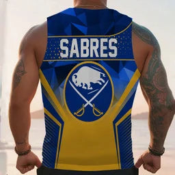 Limited Edition – Customized NHL Buffalo Sabres Unisex Tank Top - Image 2