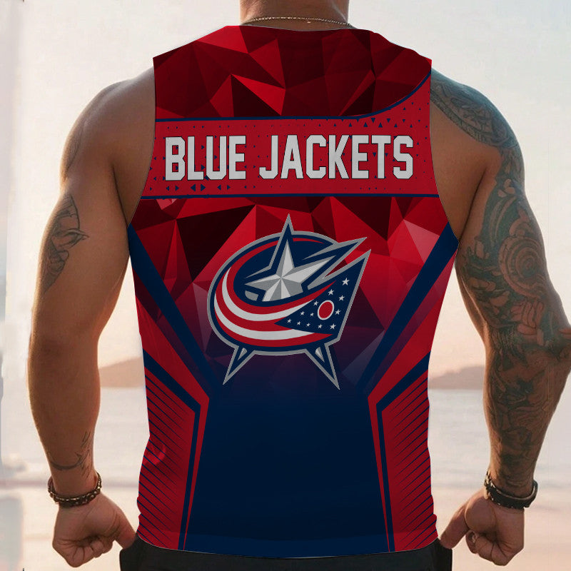 Limited Edition – Customized NHL Columbus Blue Jackets Unisex Tank Top - Image 2