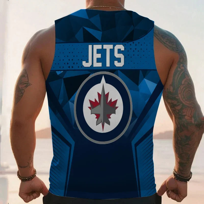 Limited Edition – Customized NHL Winnipeg Jets Unisex Tank Top - Image 2