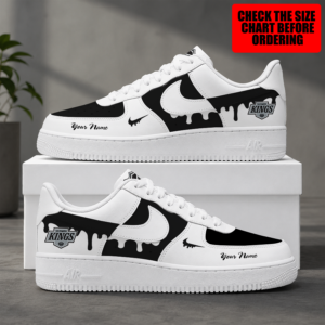 Limited Edition – Customized NHL Los Angeles Kings Air Force 1 Shoes