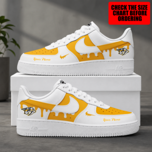 Limited Edition – Customized NHL Nashville Predators Air Force 1 Shoes