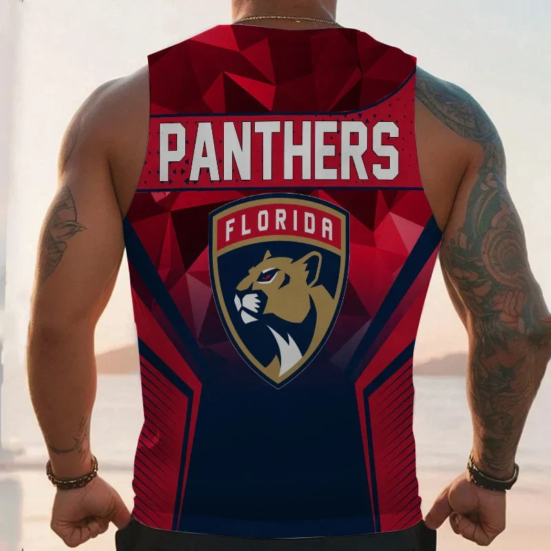 Limited Edition – Customized NHL Florida Panthers Unisex Tank Top - Image 2