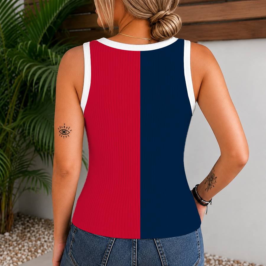 Limited Edition – Customized Nba Washington Wizards Women’s V-Neck Tank Top - Image 2
