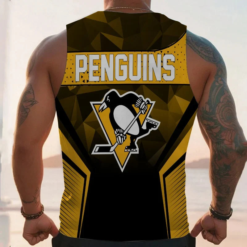 Limited Edition – Customized NHL Pittsburgh Penguins Unisex Tank Top - Image 2