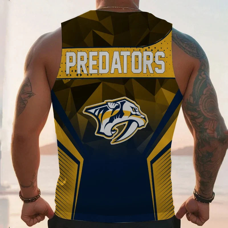 Limited Edition – Customized NHL Nashville Predators Unisex Tank Top - Image 2