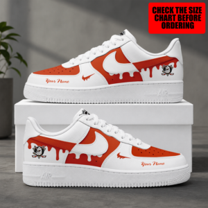 Limited Edition – Customized NHL Anaheim Ducks Air Force 1 Shoes