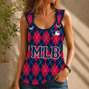 Limited Edition – Customized MLB Major League Baseball O-Ring Shoulder Tank Top