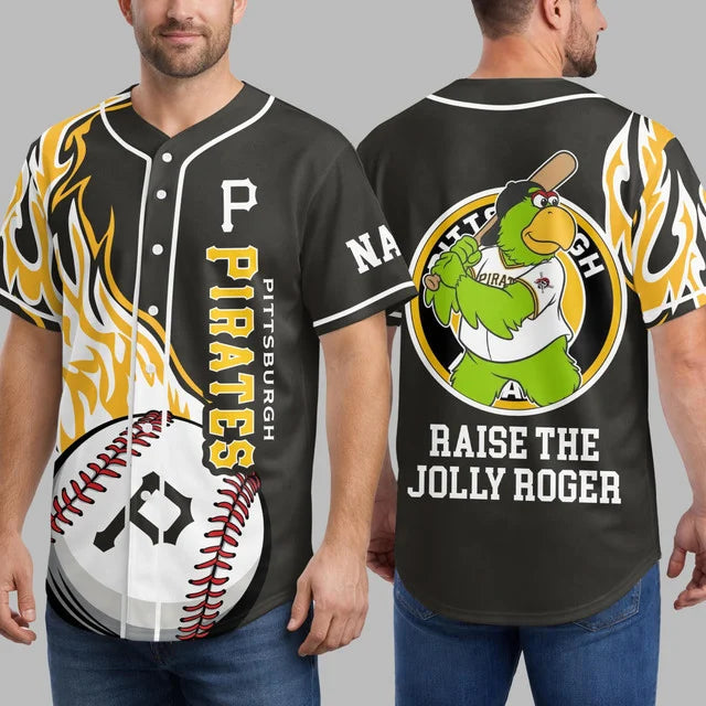 Limited Edition – Customized MLB Pittsburgh Pirates Baseball Jersey - Image 2