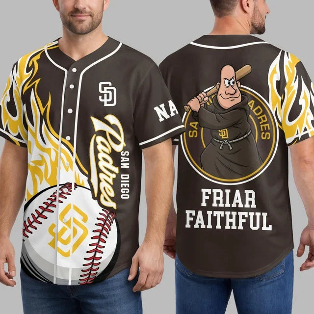 Limited Edition – Customized MLB San Diego Padres Baseball Jersey - Image 2