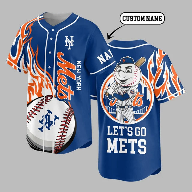 Limited Edition – Customized MLB New York Mets Baseball Jersey