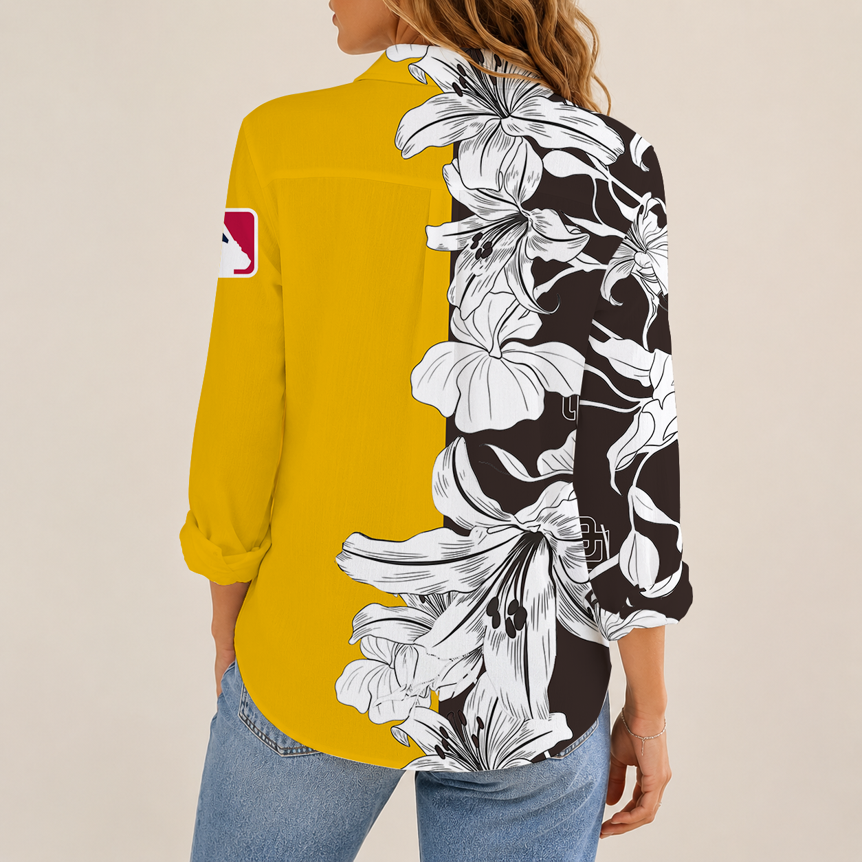 Limited Edition – Customized MLB San Diego Padres Women Casual Shirt - Image 2