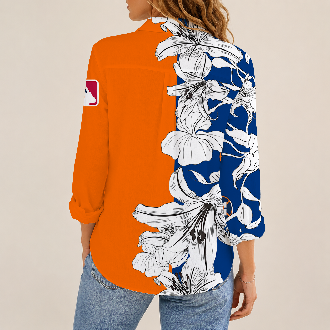 Limited Edition – Customized MLB Houston Astros Women Casual Shirt - Image 2