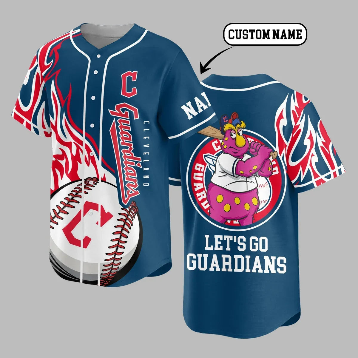 Limited Edition – Customized MLB Cleveland Guardians Baseball Jersey