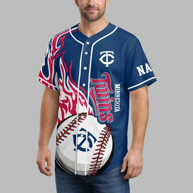 Limited Edition – Customized MLB Minnesota Twins Baseball Jersey - Image 3