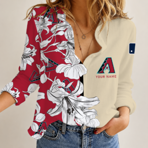 Limited Edition – Customized MLB Arizona Diamondbacks Women Casual Shirt