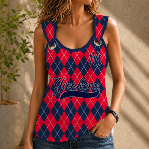 Limited Edition – Customized MLB New York Yankees O-Ring Shoulder Tank Top