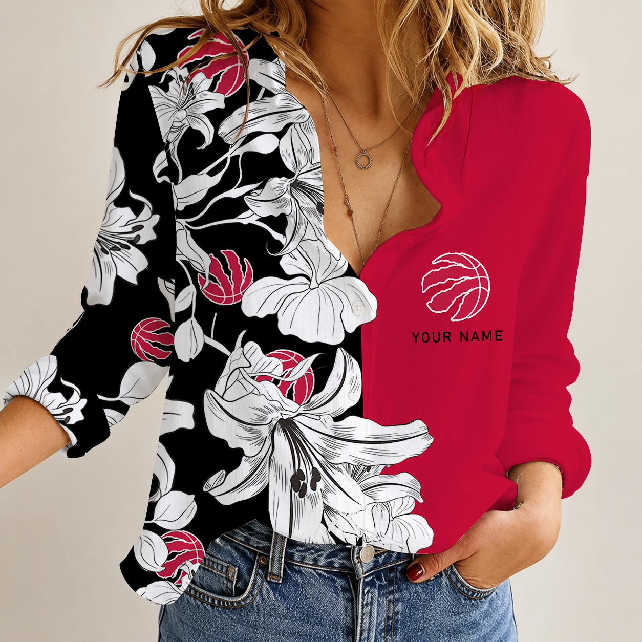 Limited Edition – Customized Nba Toronto Raptors Women Casual Shirt For Fan