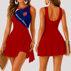 Limited Edition – Customized MLB Washington Nationals Women’S Summer Skort Dress