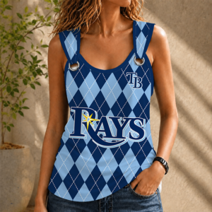 Limited Edition – Customized MLB Tampa Bay Rays O-Ring Shoulder Tank Top
