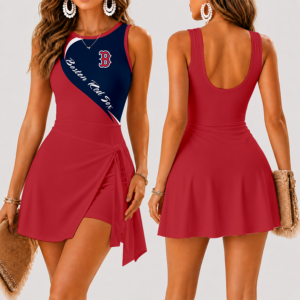 Limited Edition – Customized MLB Boston Red Sox Women’S Summer Skort Dress