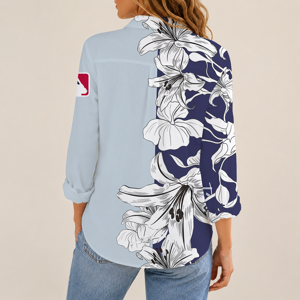 Limited Edition – Customized MLB Colorado Rockies Women Casual Shirt - Image 2